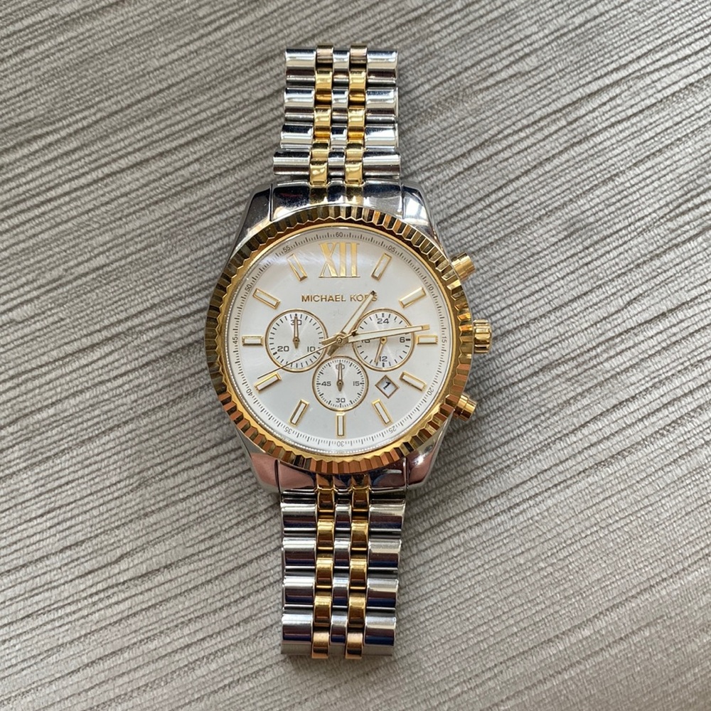 Michael Kors gold/silver watch - brand new